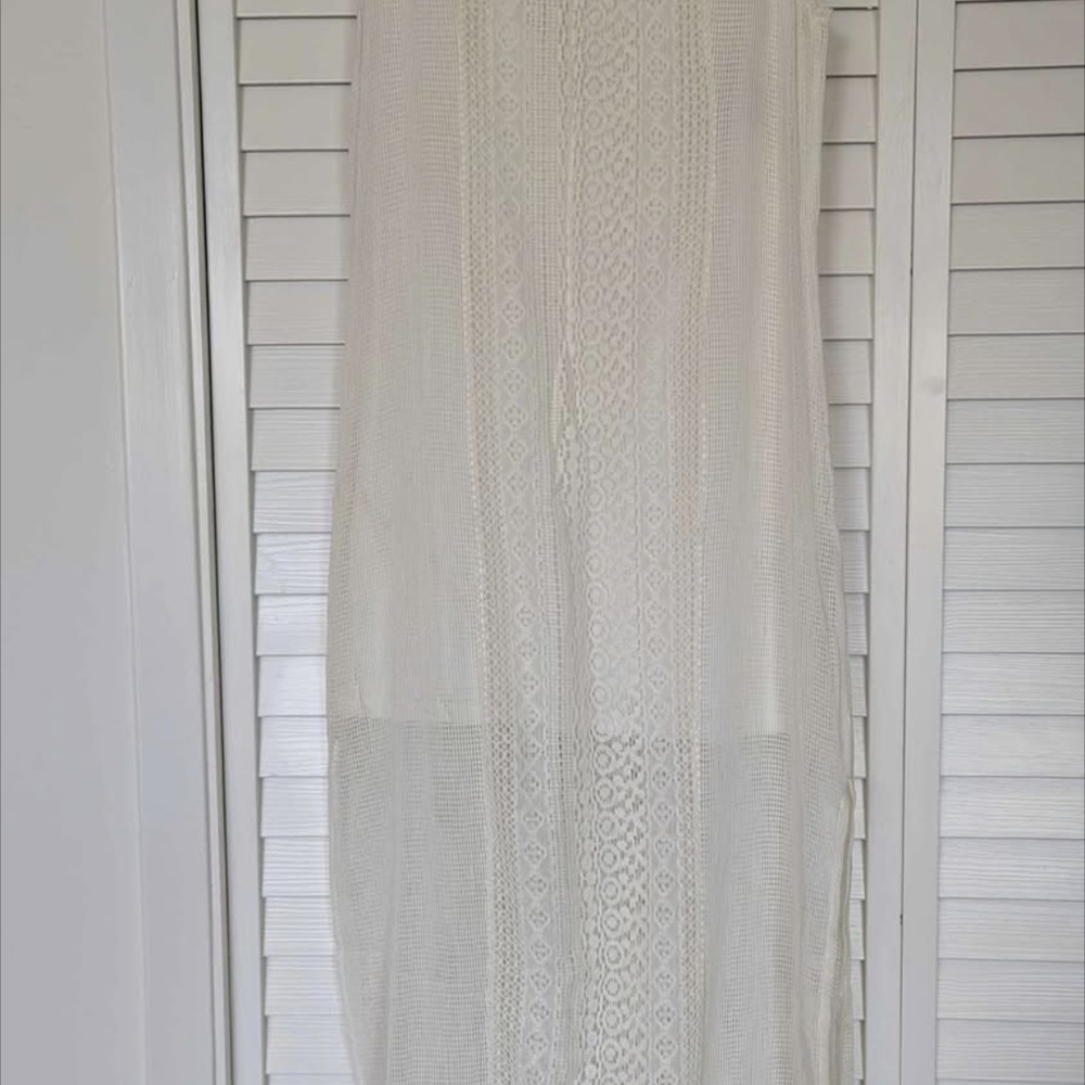 White Lace Maxi Dress